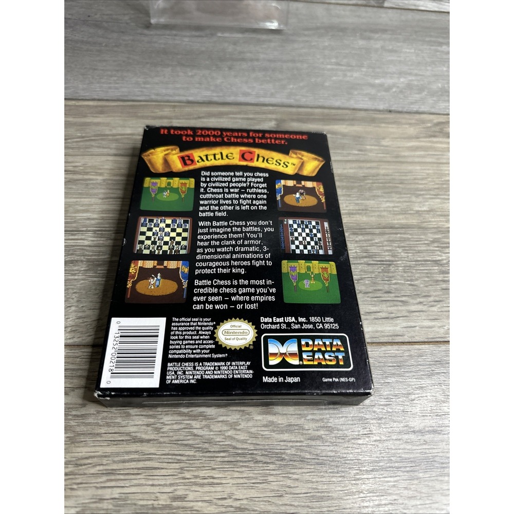 Battle Chess (Nintendo Entertainment System 1990) CIB Complete In Box - Picture 12 of 16
